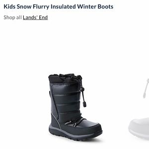 Land’s End insulated Size 4M Snow Boots in good condition!